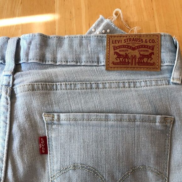 LEVI’S Straus 711 Skinny Ankle Filiforme A La Cheville Jeans EUC - Picture 5 of 14